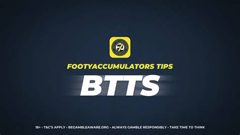 tips btts|btts tips significado.